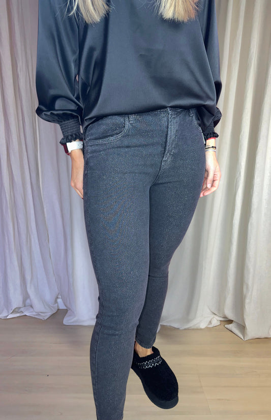 Jeans Jbrand donkergrijs,goud maat 28