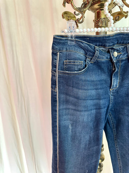 Jeans Liu Jo blauw glitterbies maat 29