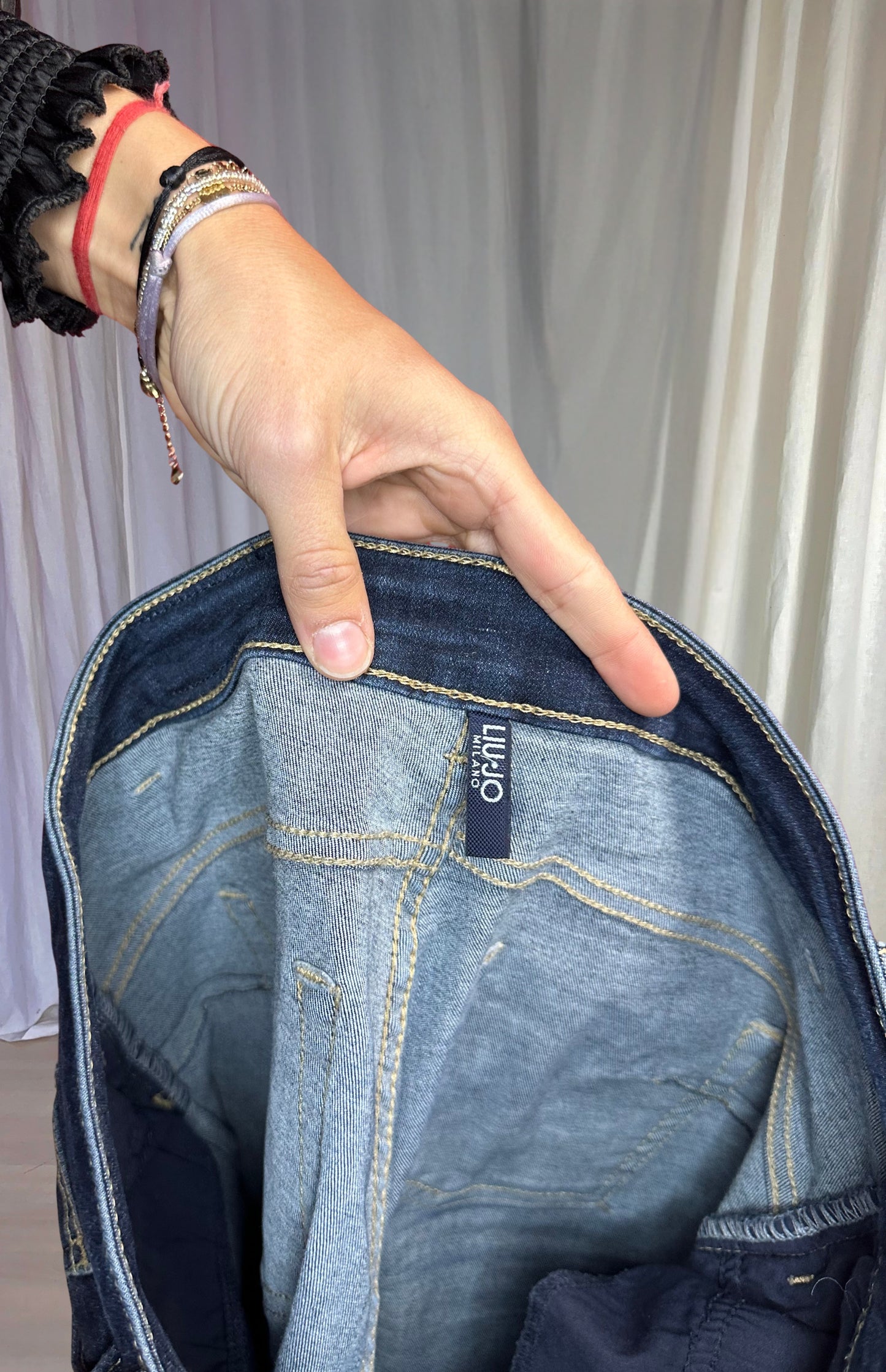 Jeans Liu Jo donkerblauw maat 32