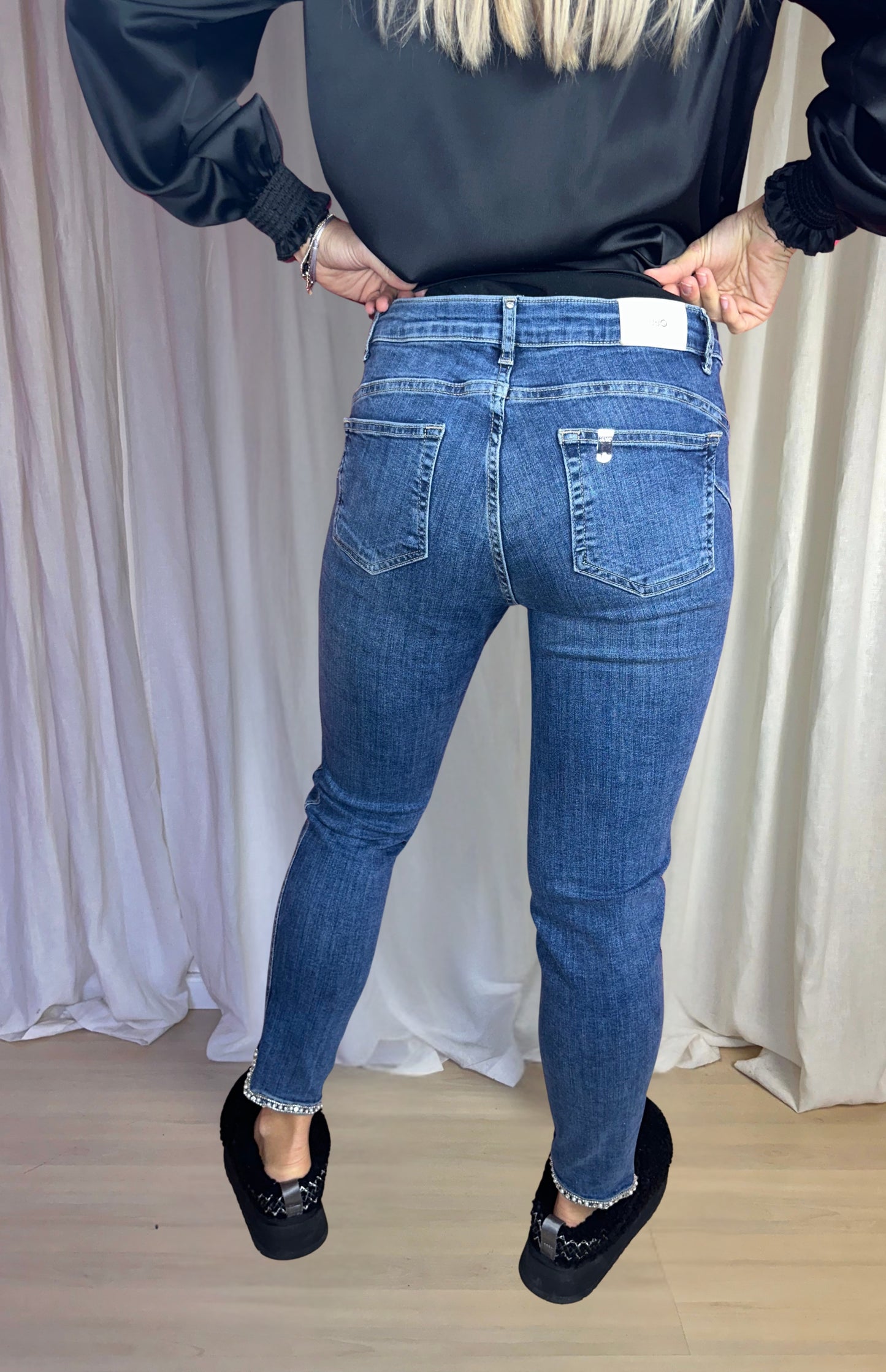 Jeans Liu Jo strass blauw maat 32