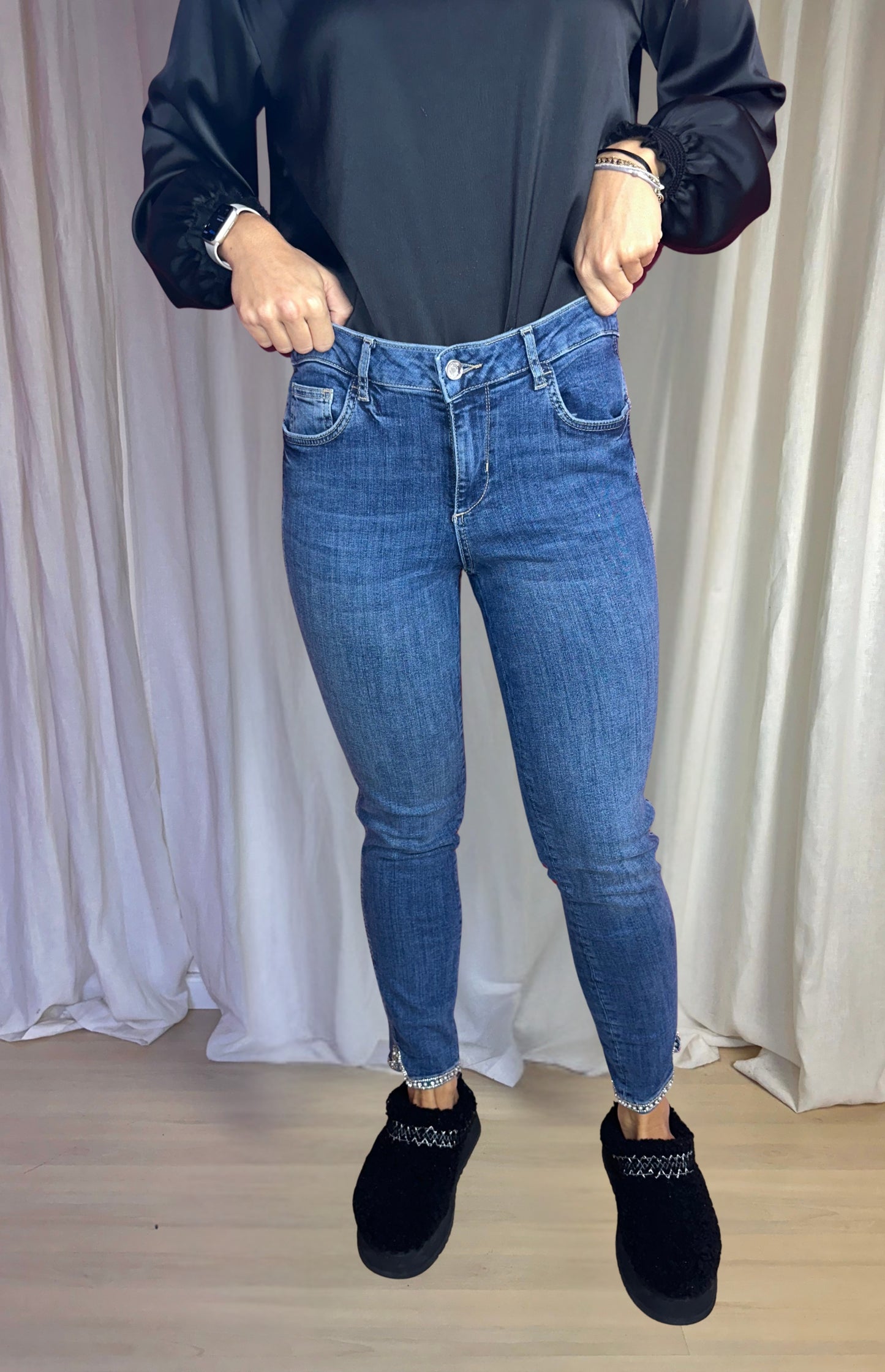 Jeans Liu Jo strass blauw maat 32