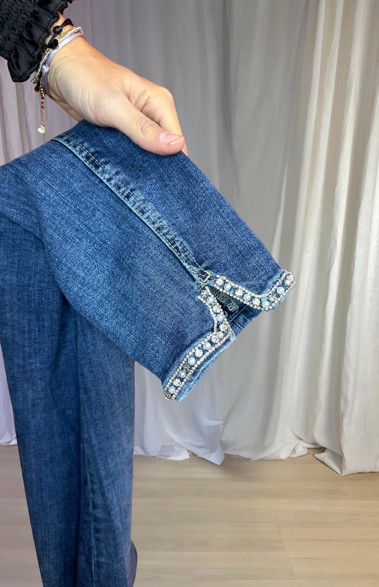 Jeans Liu Jo strass blauw maat 32