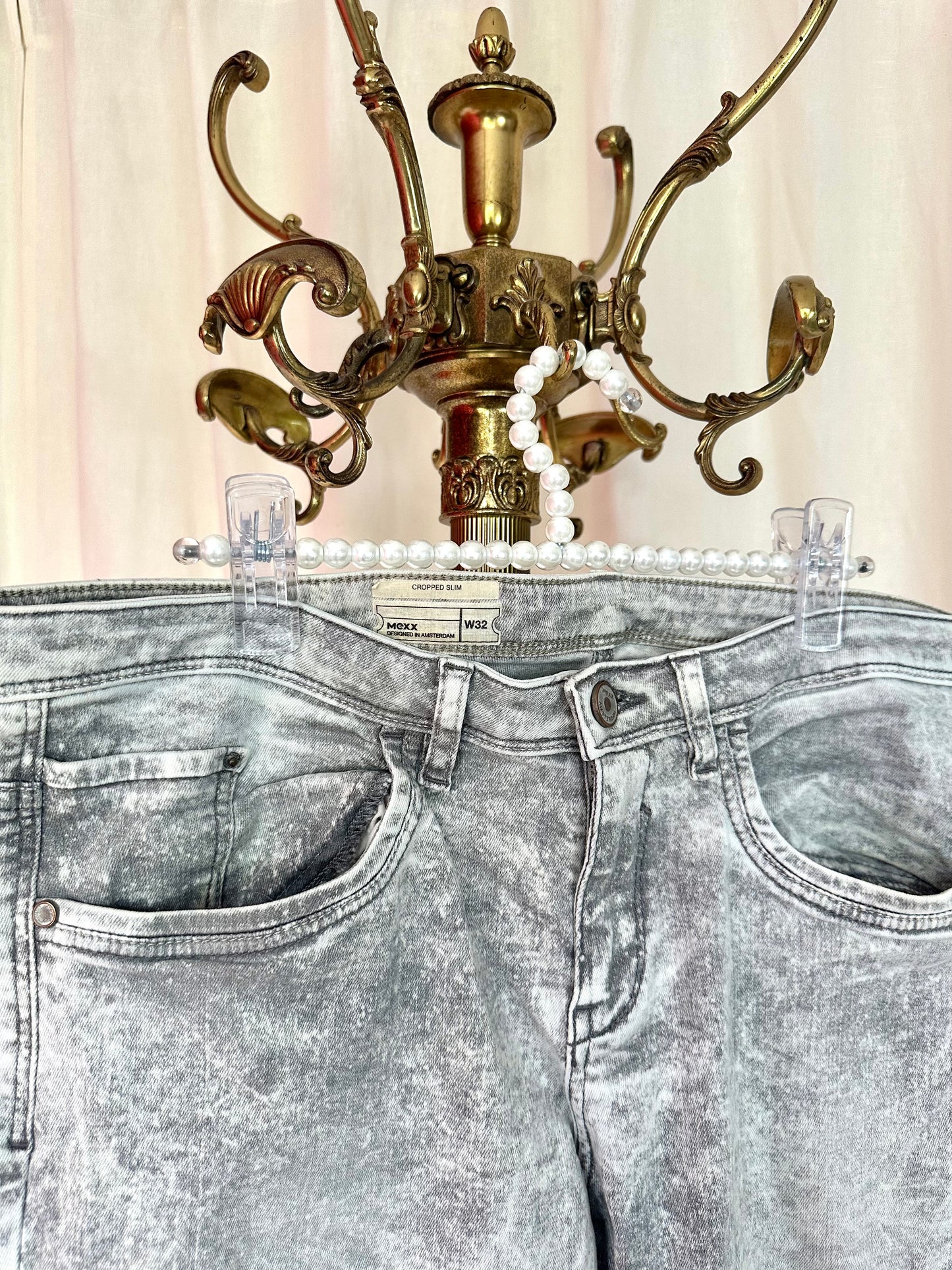 Jeans Mexx lichtgrijs maat 32