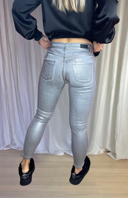 Jeans SET grijs,zilver maat 36