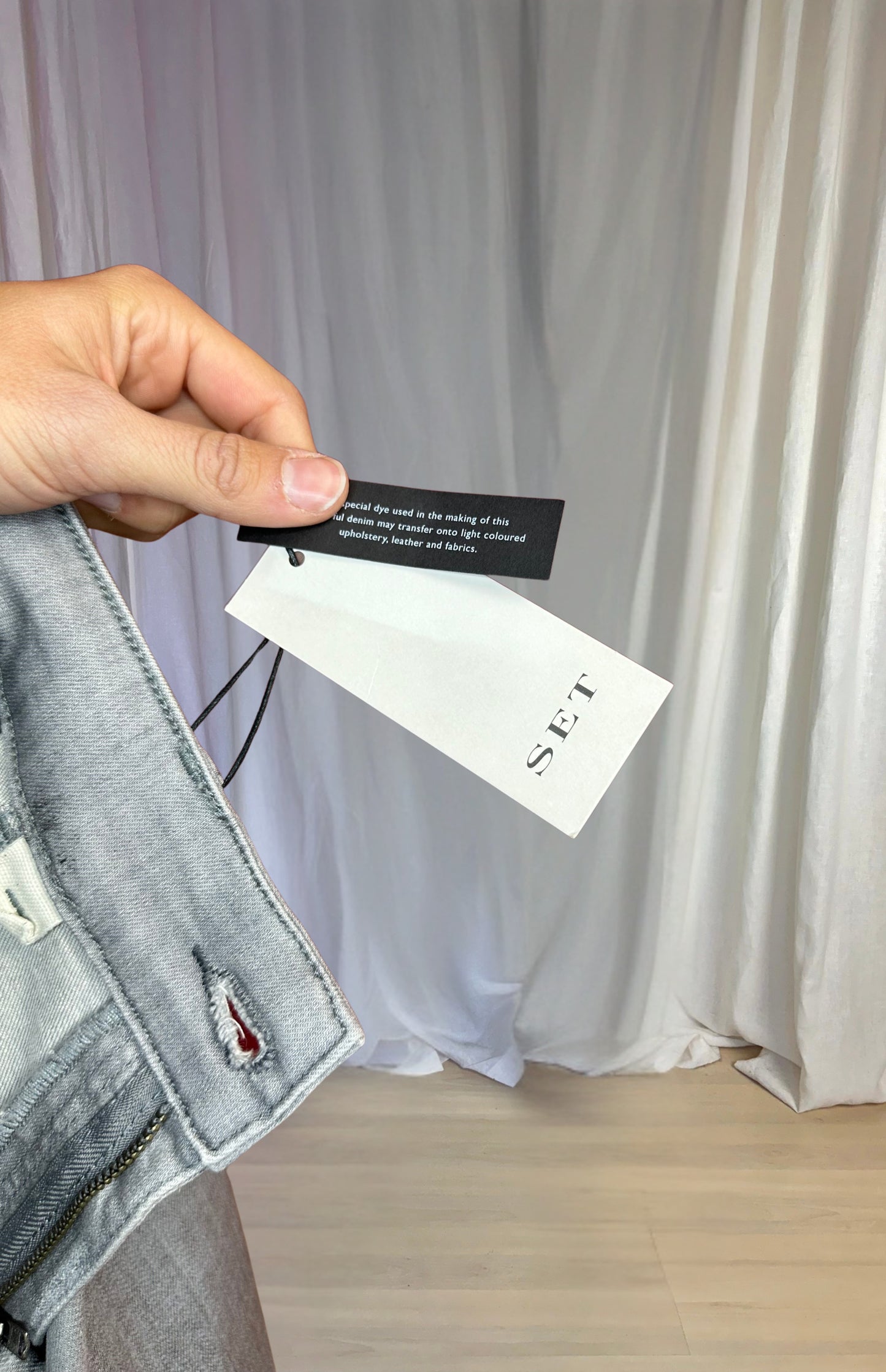 Jeans SET grijs,zilver maat 36