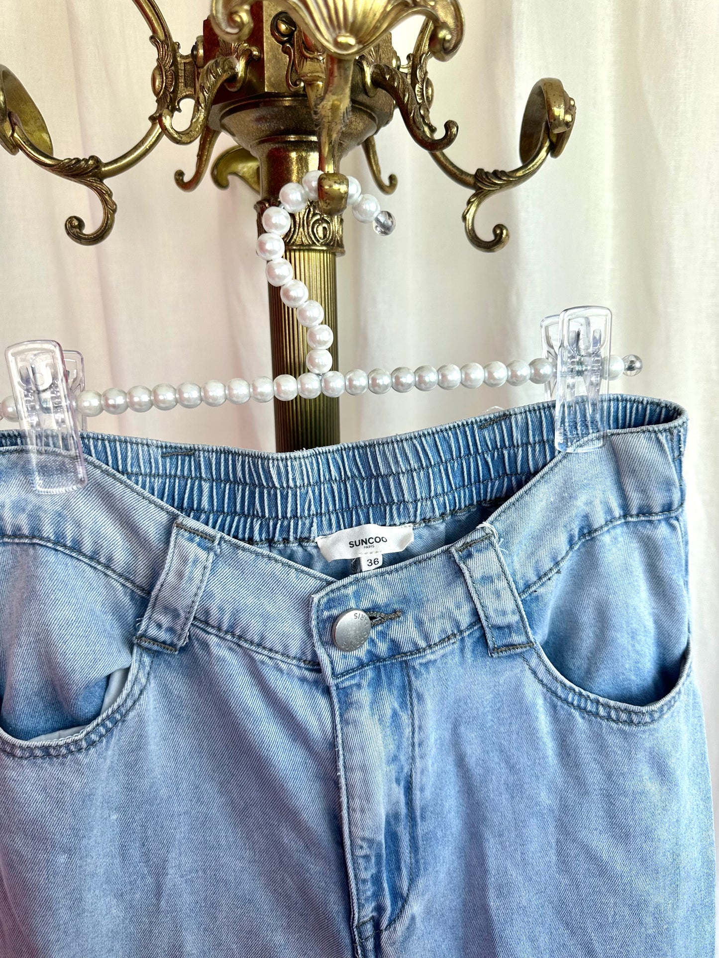 Jeans Suncoo wide leg maat 36