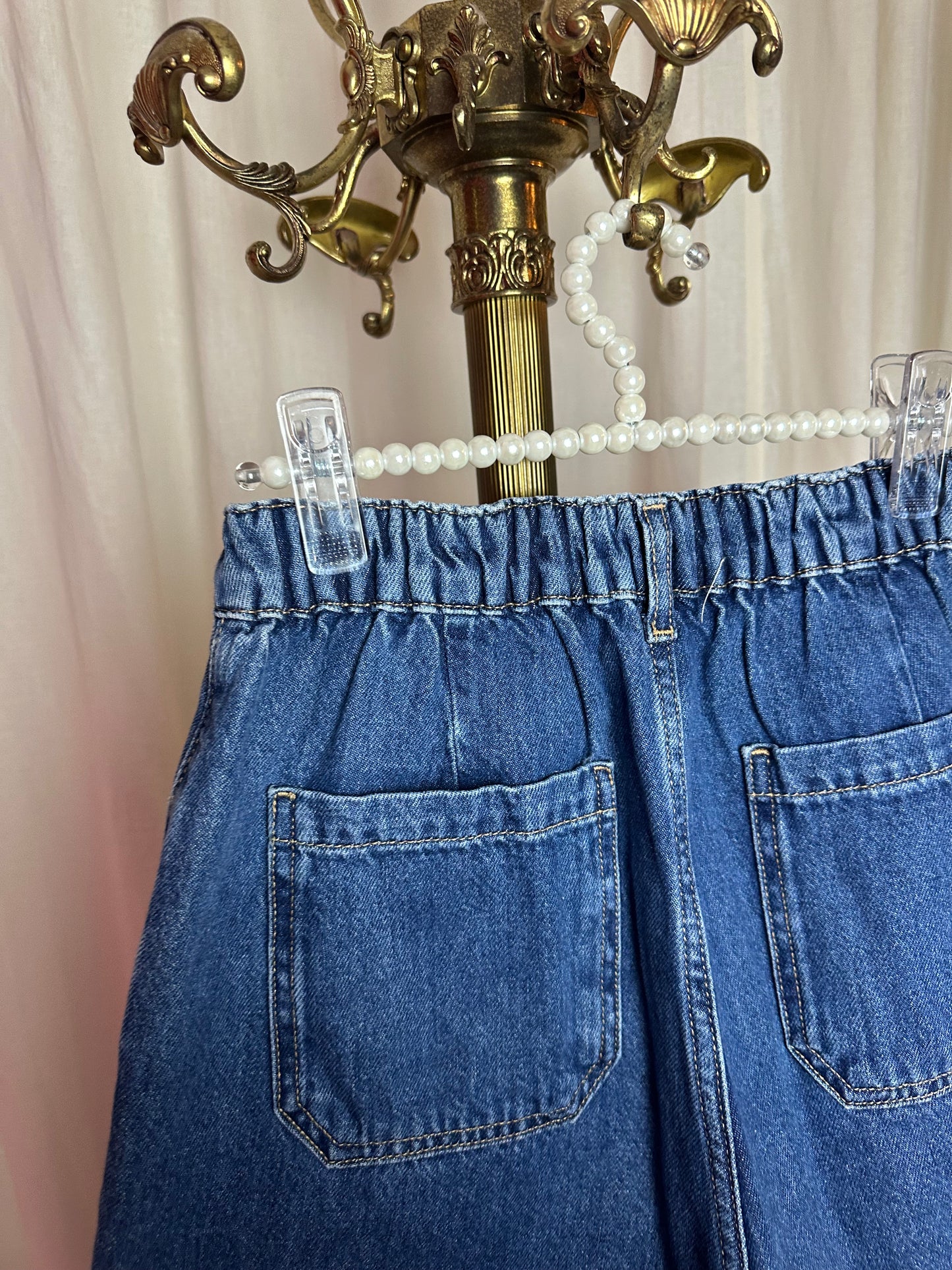 Jeans Zara balloon fit blauw maat XS