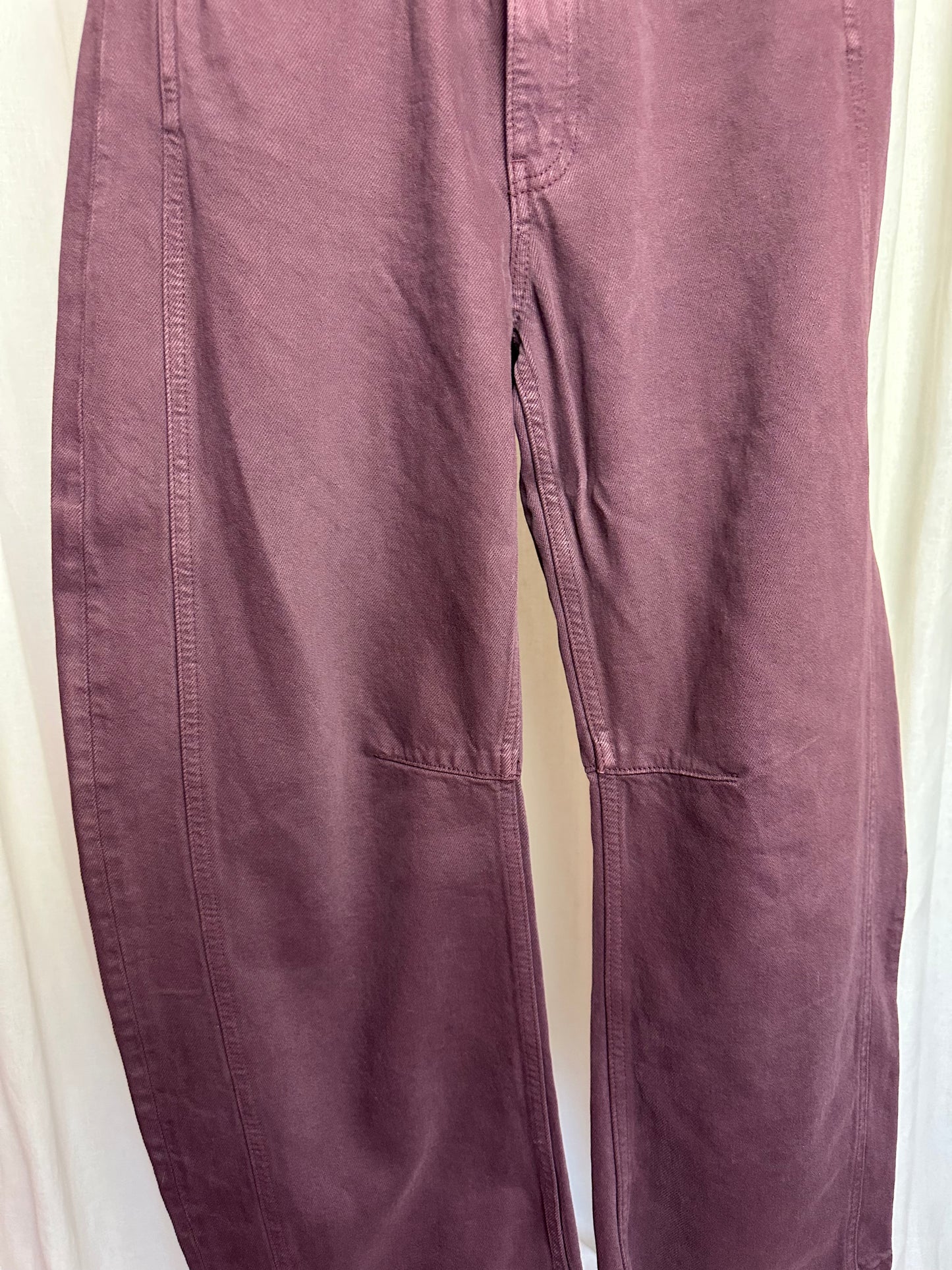 Jeans Zara balloon fit bordeaux maat 34