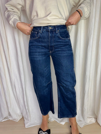 Jeans Zara donkerblauw maat 34