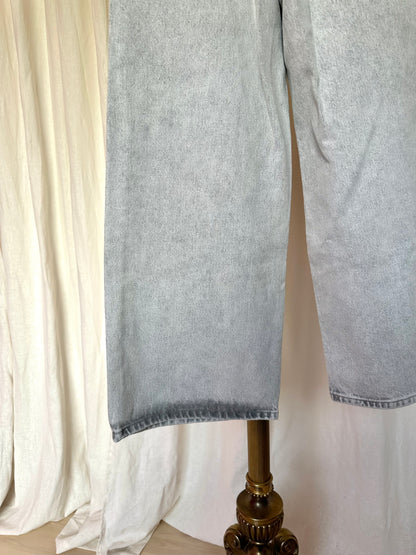 Jeans Zara wide leg lichtgrijs maat 34
