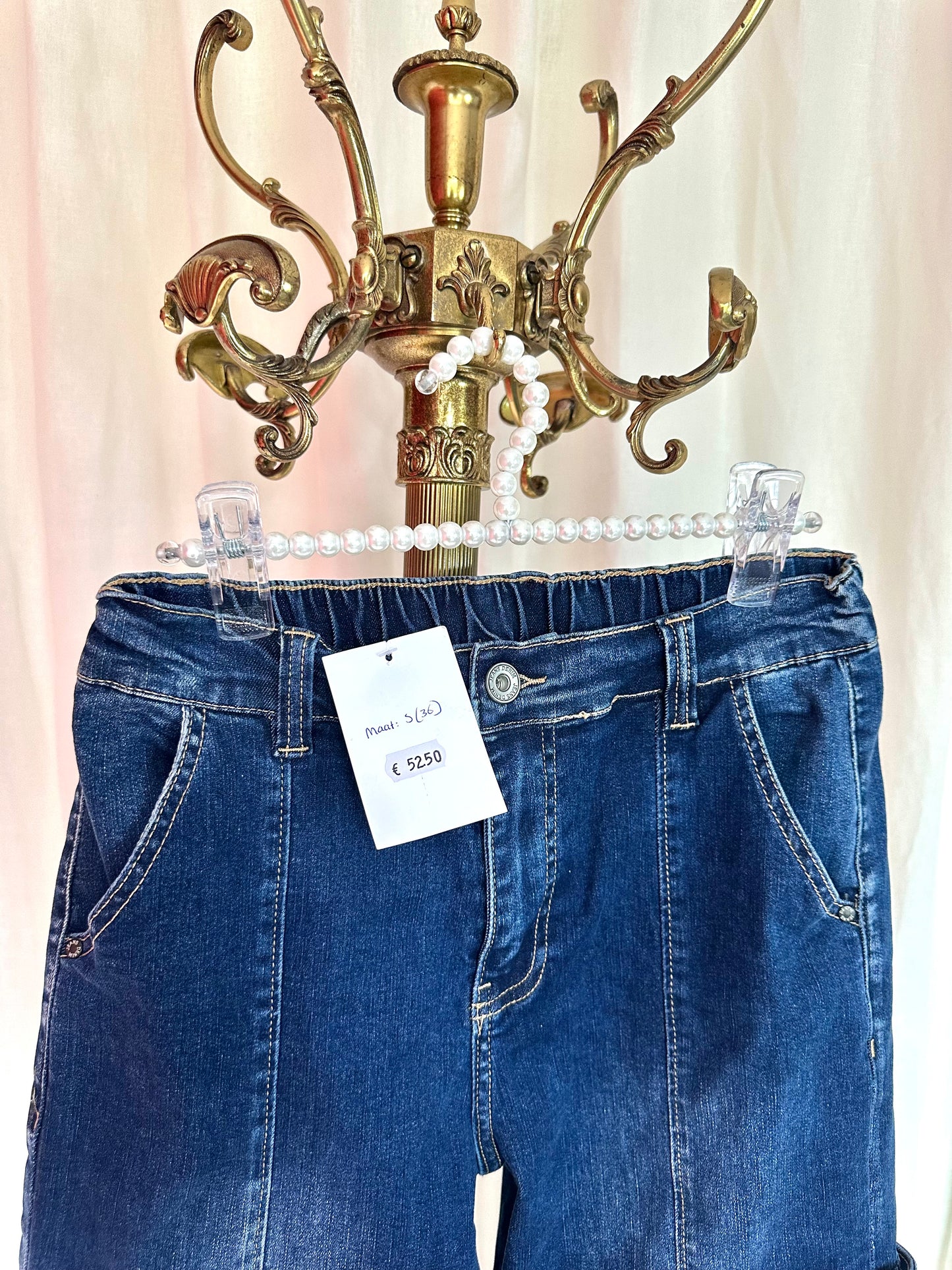 Jeans cargo blauw maat 36