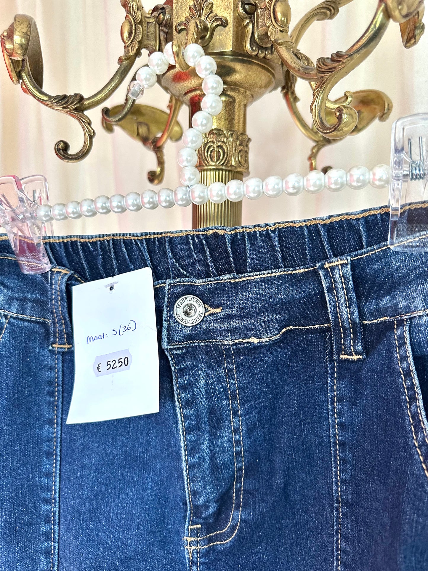 Jeans cargo blauw maat 36