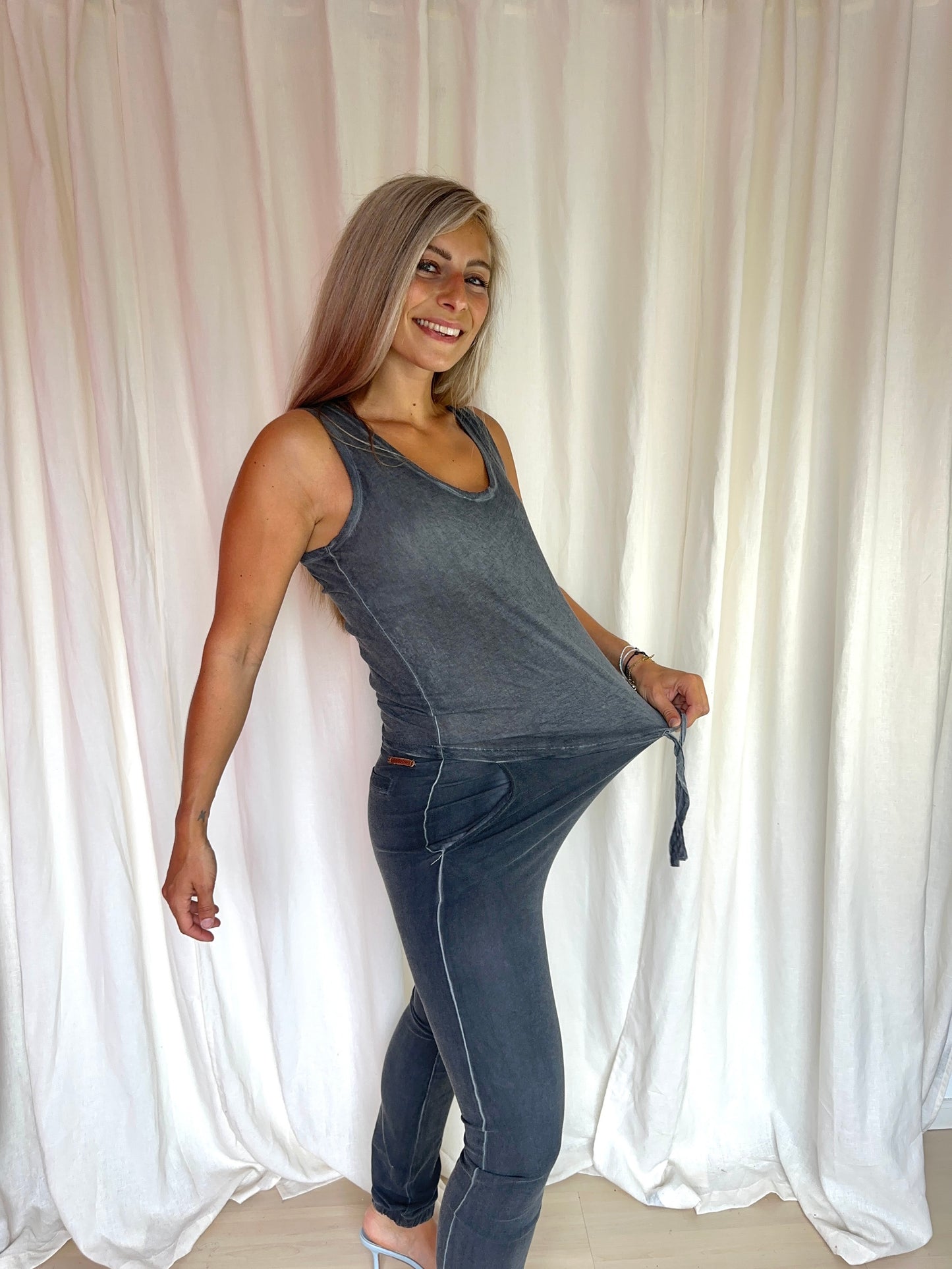 Jumpsuit Moscow grijs maat XS