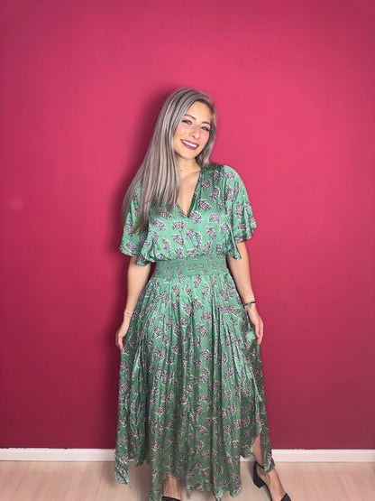 Jurk Berenice Paris Viscose – Vrouwelijke Zomerjurk Maat 40