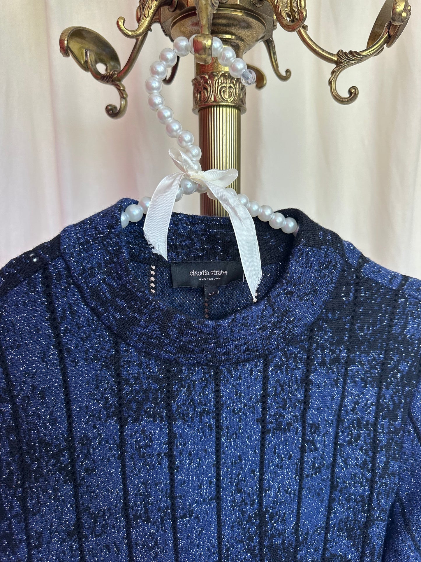 Jurk Claudia Strater donkerblauw,cobalt maat 40