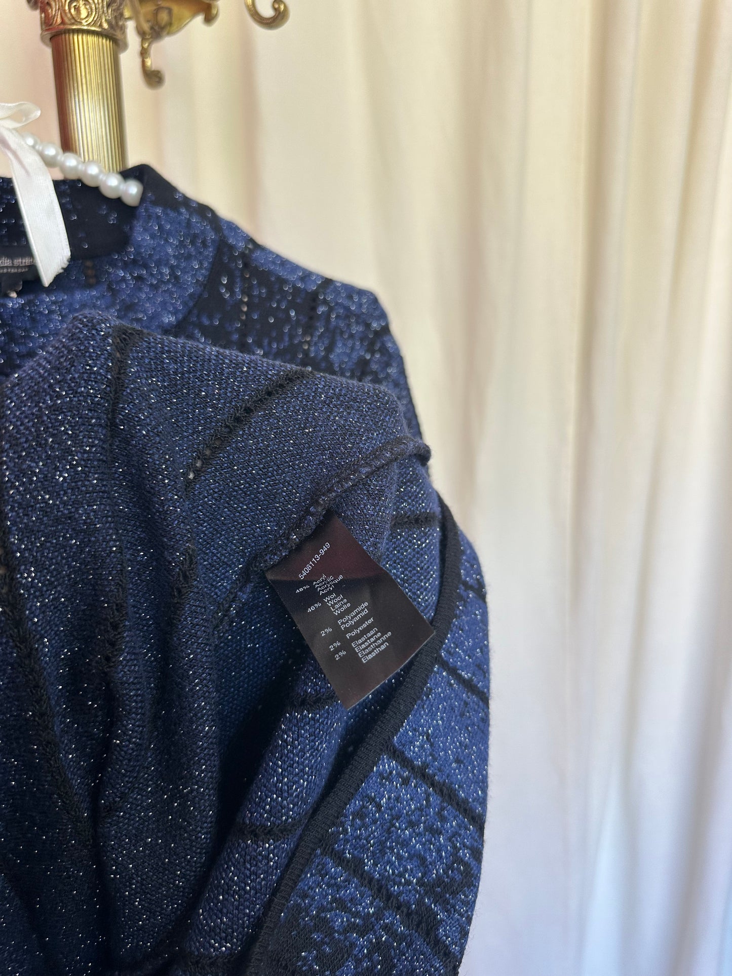Jurk Claudia Strater donkerblauw,cobalt maat 40