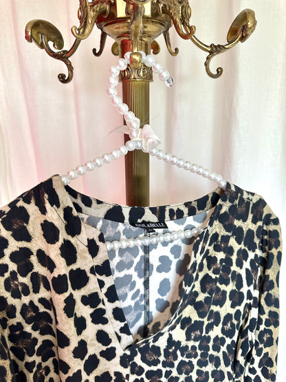 Jurk Juul&Belle panterprint bruin maat M