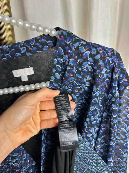 Jurk Lala Berlin print blauw - Maat 42
