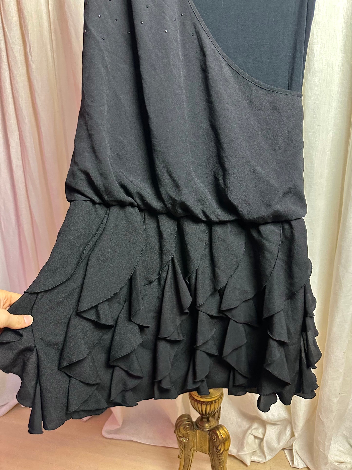 Jurk Liu Jo Elegante Zomerjurk zwart – Maat 42