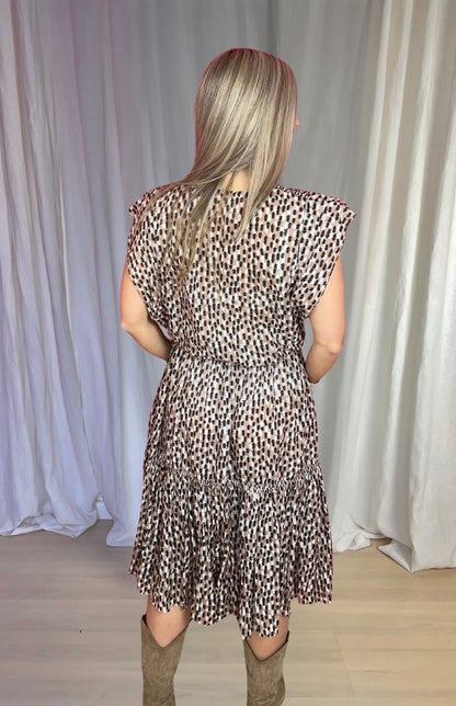 Jurk Magali Pascal maxi print lichtroze maat M