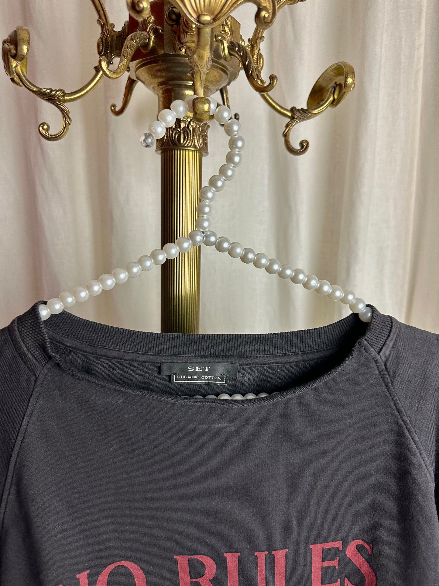 Jurk SET Sweater 'No rules' Katoen – Casual Comfort Maat 40