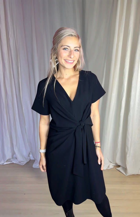 Jurk Sandro Ferrone zwart maat 38