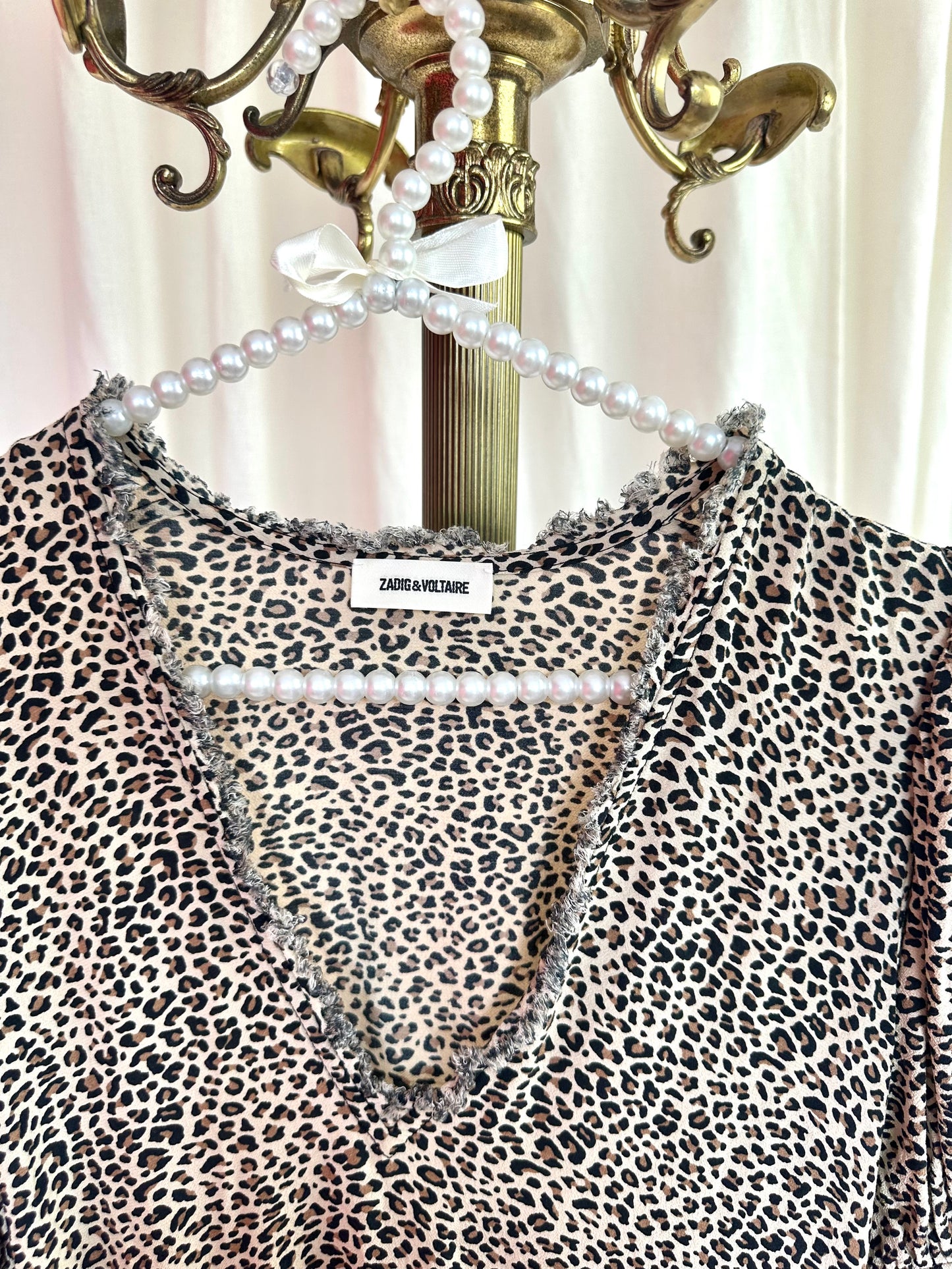 Jurk Zadig&Voltaire Russel Leo panterprint maat M