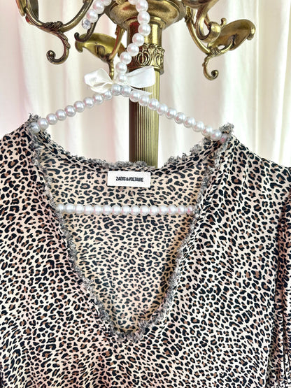 Jurk Zadig&Voltaire Russel Leo panterprint maat M
