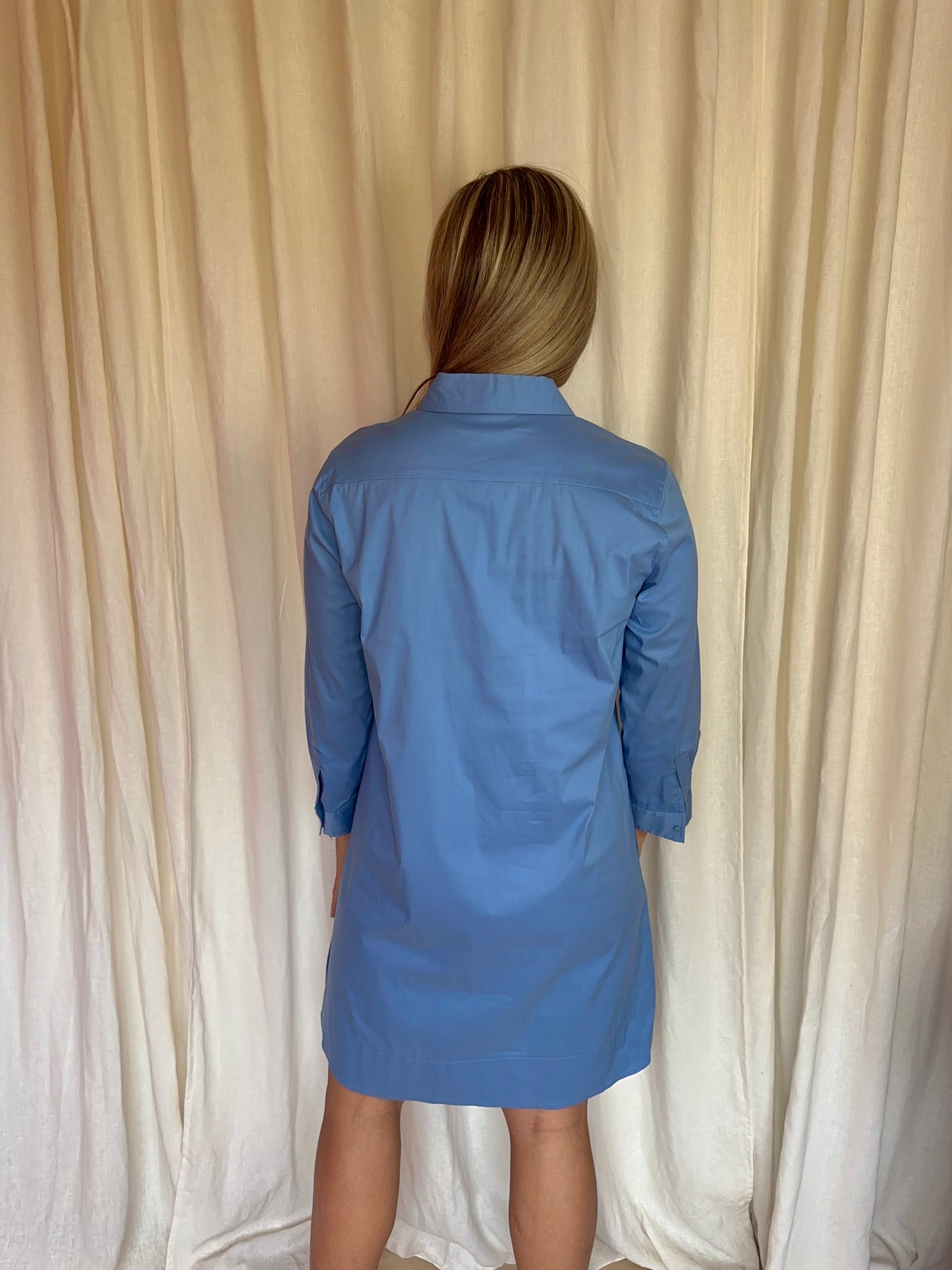 Jurk overhemd FFC blauw - maat 38 (M)