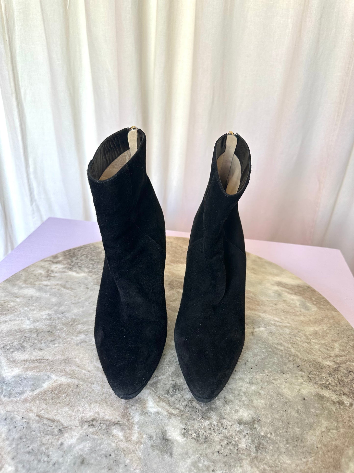 Laarsjes Jimmy Choo suede zwart - Maat 39,5