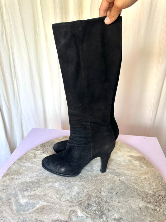 Laarzen Enrico Antinori suede zwart maat 39,5