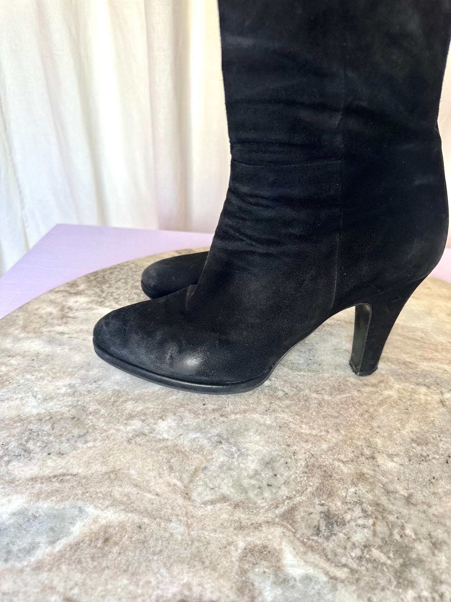Laarzen Enrico Antinori suede zwart maat 39,5