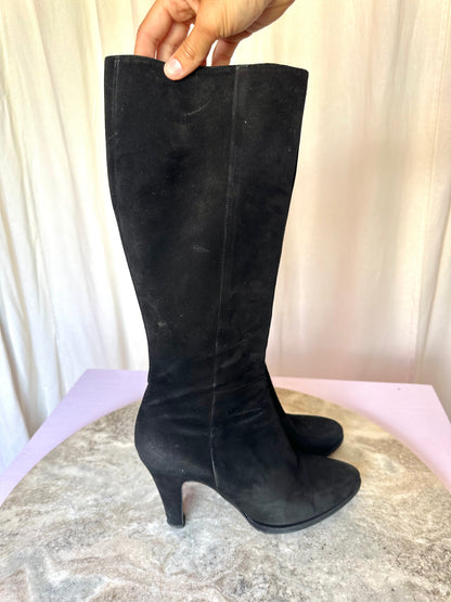 Laarzen Enrico Antinori suede zwart maat 39,5