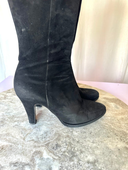 Laarzen Enrico Antinori suede zwart maat 39,5