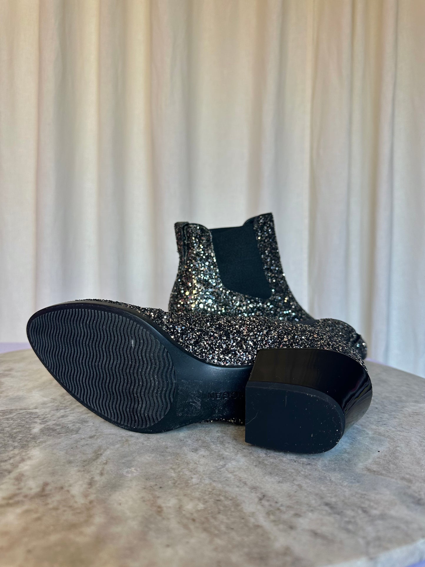 Laarzen Hogan hak glitters maat 36