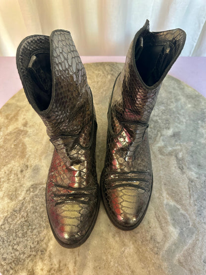 Laarzen Julie Dee cowboy zilver maat 36
