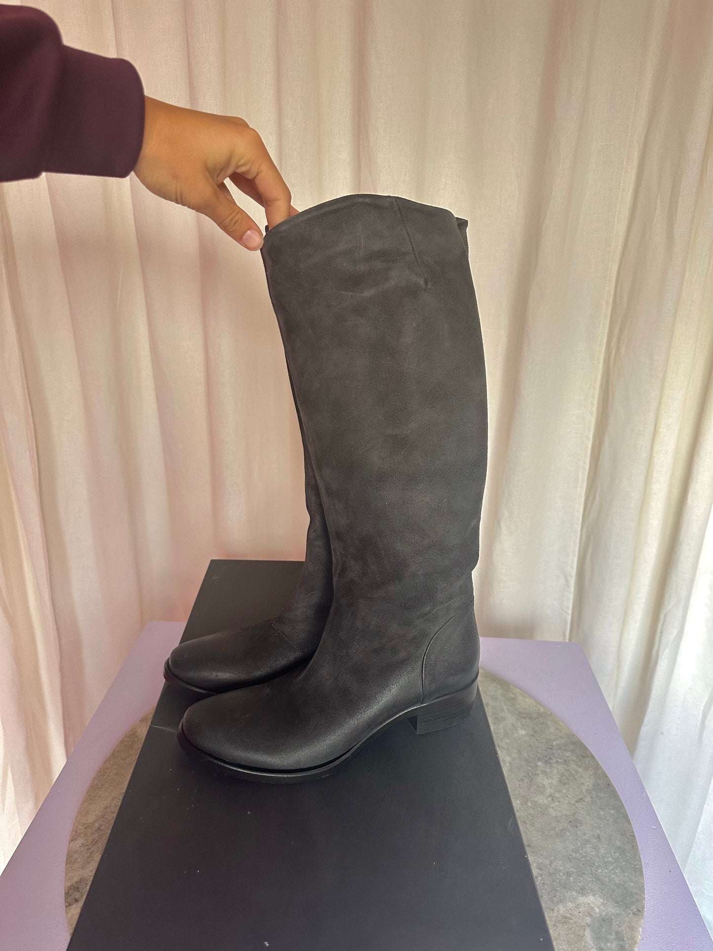 Laarzen Pellame Capra Peyote Rovesc grijs maat 37,5