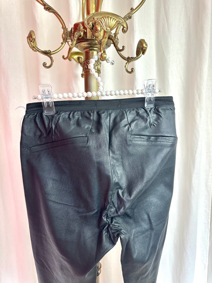 Legging Dante6 lederlook zwart maat 2