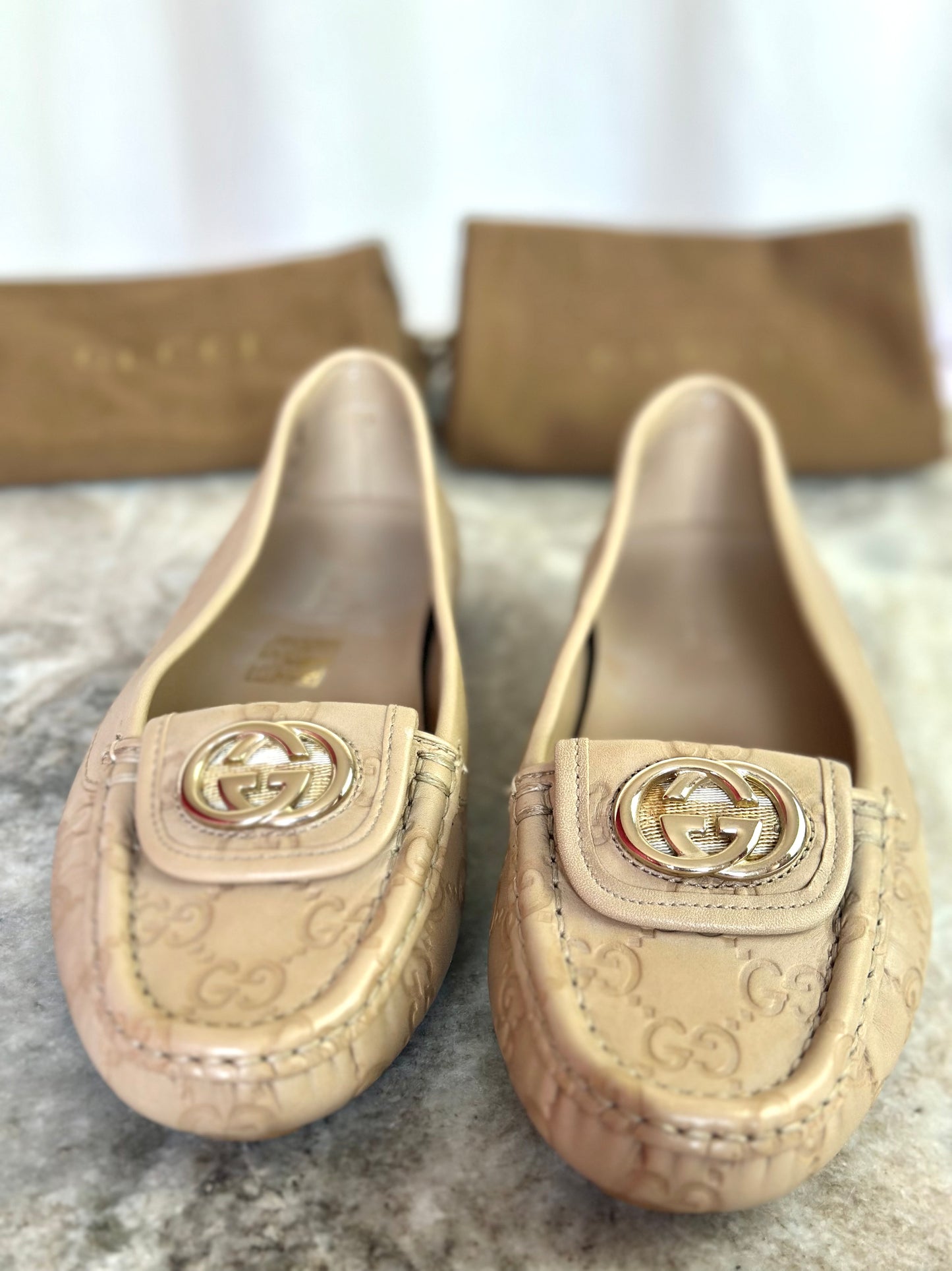 Loafers Gucci beige - Maat 36