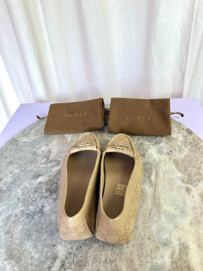 Loafers Gucci beige - Maat 36