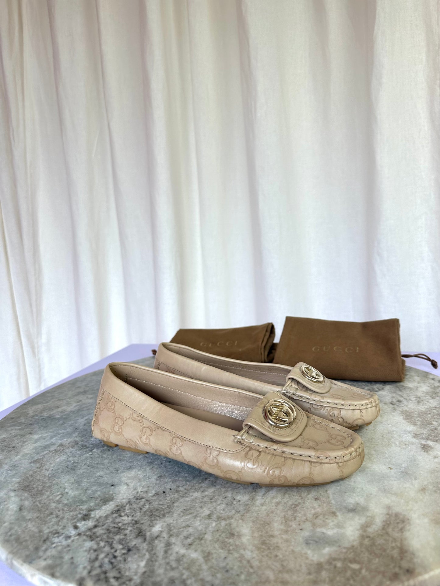Loafers Gucci beige - Maat 36