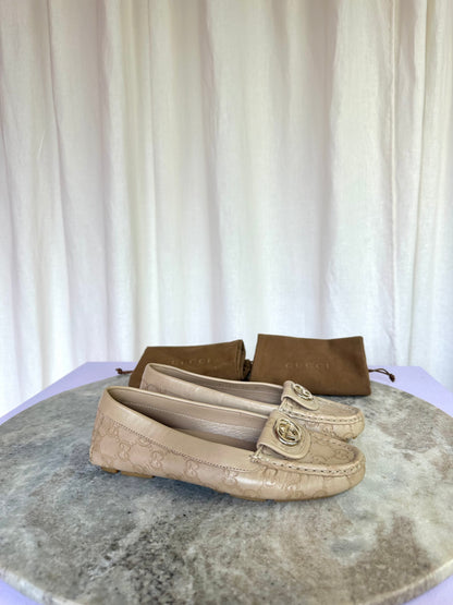 Loafers Gucci beige - Maat 36