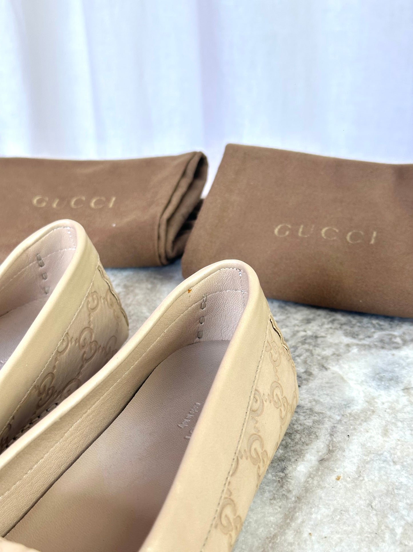 Loafers Gucci beige - Maat 36