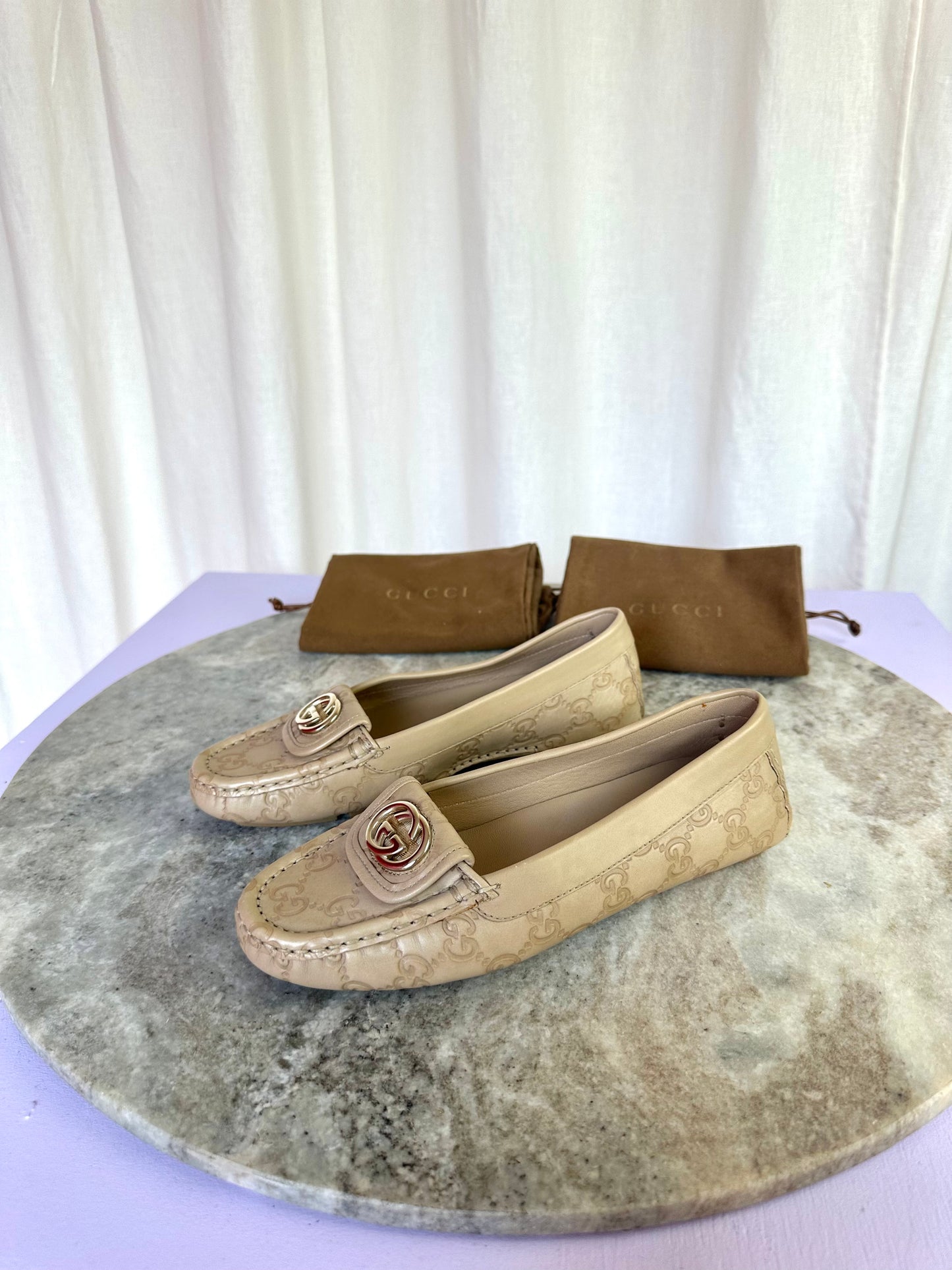 Loafers Gucci beige - Maat 36