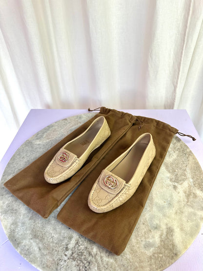 Loafers Gucci beige - Maat 36