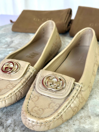 Loafers Gucci beige - Maat 36