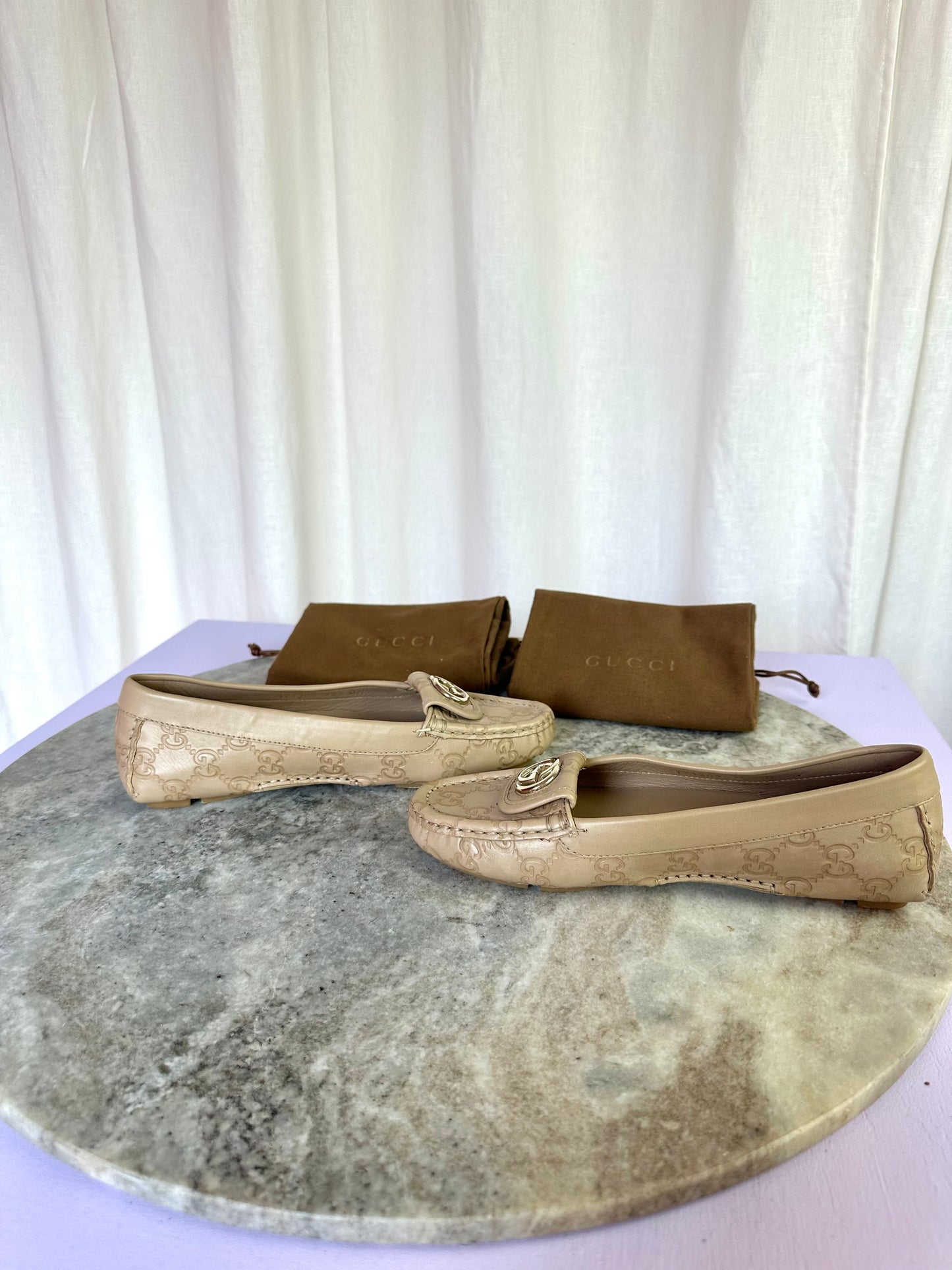 Loafers Gucci beige - Maat 36
