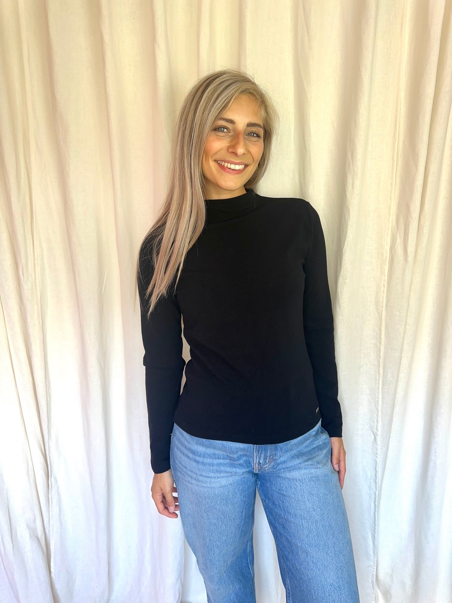 Longsleeve Lune Active zwart L