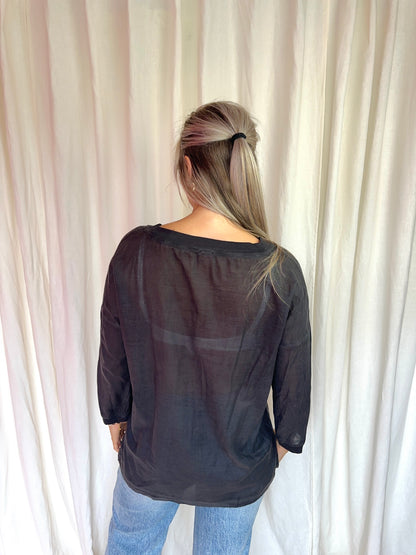 Longsleeve Penn&Ink grijs maat S