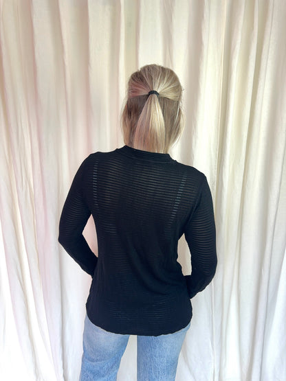 Longsleeve Yaya zwart maat M